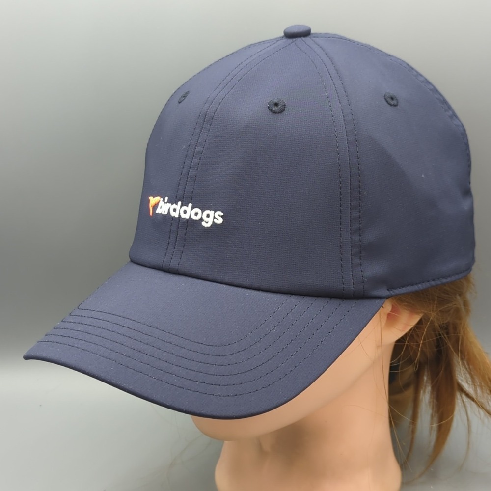 Bird Dogs Golf Hat Cap Logo Blue Strapback OSFM Lightweight Running Strapback